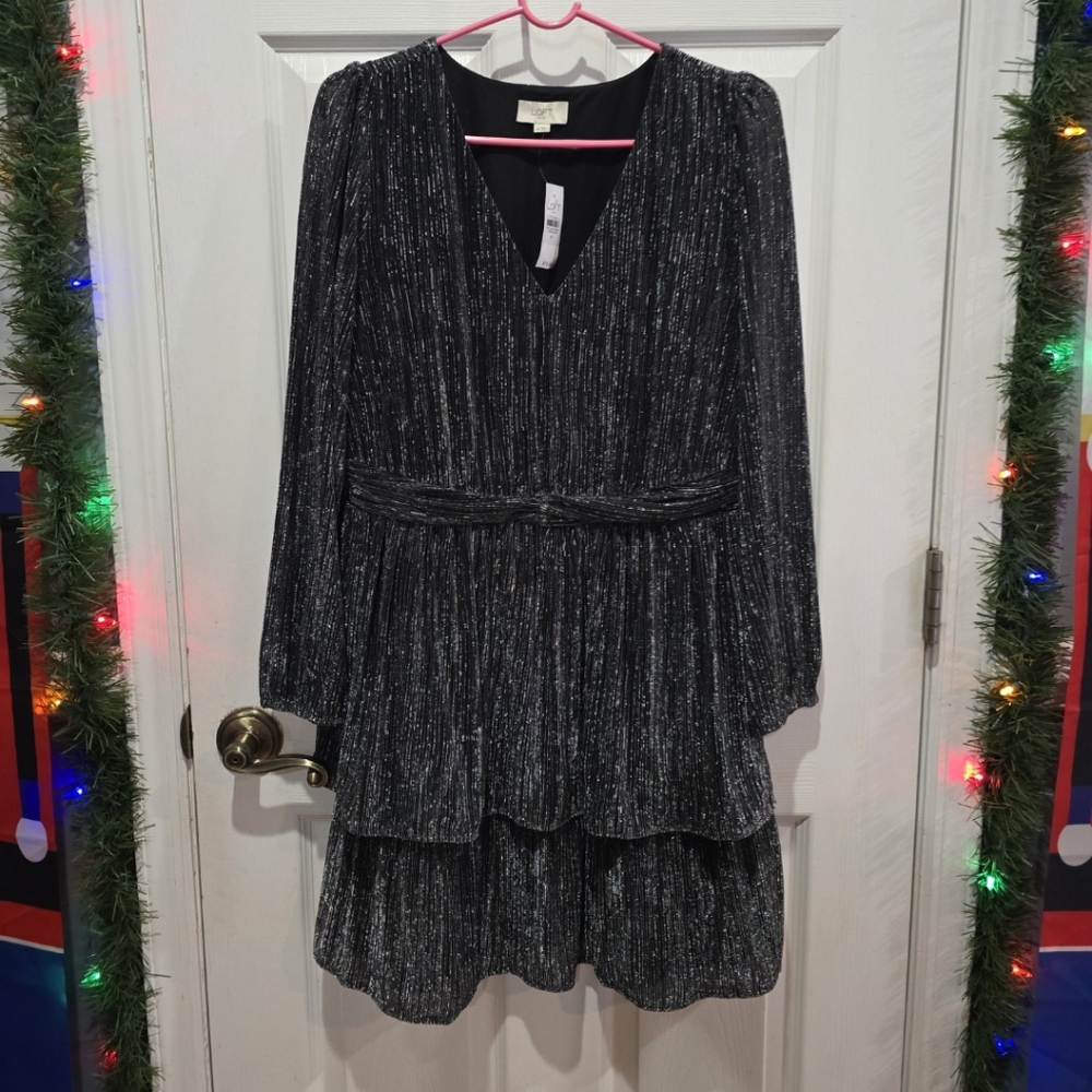 Loft Shimmer Dress